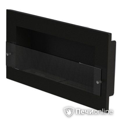 Биокамин ЭкоЛайф Window II Glass black burgundy, встраиваемый в Шымкенте